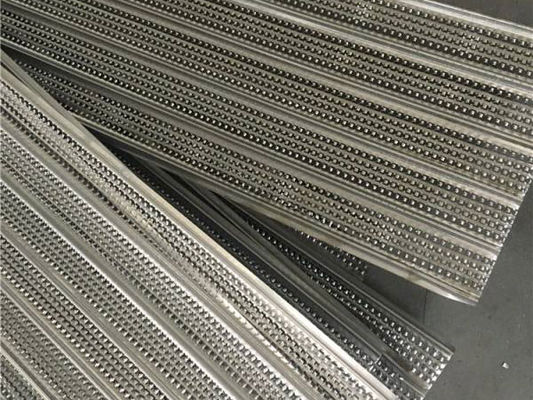 1.5m 1.6m HY RIB feuille en acier perforé 450mm Largeur galvanisée