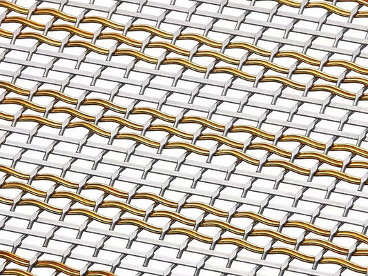 Tissu en treillis métallique tissé pour l'architecture Créer un treillis tissé Ss