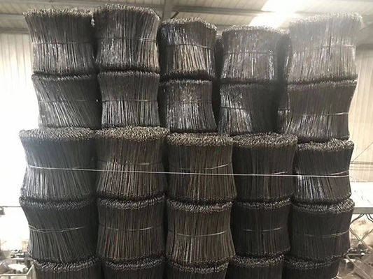 Verte galvanisée double boucle de fil de fer Noir recuit 3 pouces - 40 pouces de longueur
