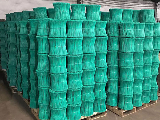 Verte galvanisée double boucle de fil de fer Noir recuit 3 pouces - 40 pouces de longueur