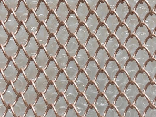 Maillage d'écran décoratif en laiton pour personnaliser la couleur dans la partition