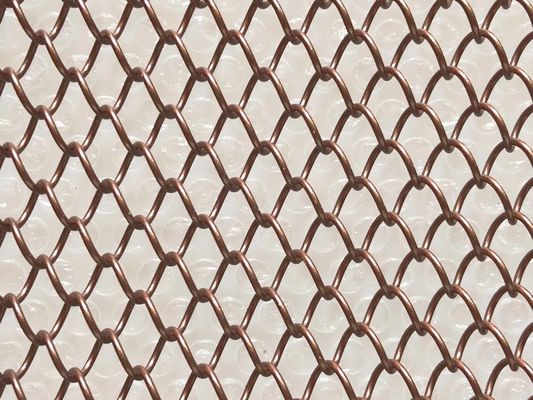 Maillage d'écran décoratif durable de 1,0 mm à 1,2 mm de diamètre pour plafonds