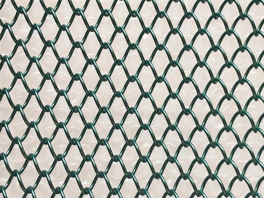 Couleur décorative de fil de fer Mesh Écran d'alliage d'aluminium Chaîne de liaison de clôture
