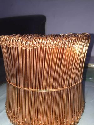 Fil métallique de cuivre et d'acier pour le collage et l'étanchéité durables dans le jardin