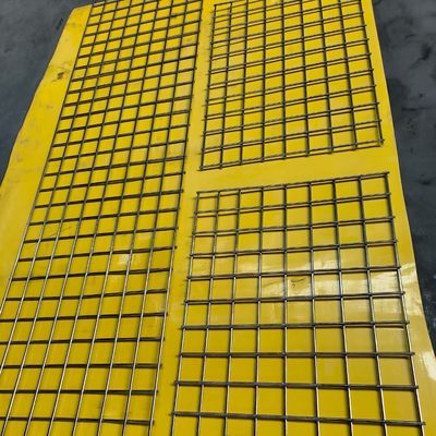 Le fil de fer soudé à la tache jaune résistant à la pourriture 2,7 mm-3,4 mm Selvedge