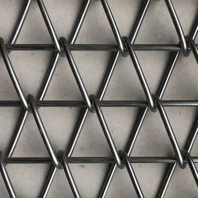 Couleur décorative de fil de fer Mesh Écran d'alliage d'aluminium Chaîne de liaison de clôture