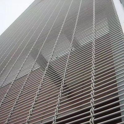 Écran en treillis métallique architectural transparent 4 mm Dia fil à l'épreuve du feu