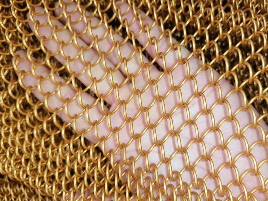 Tissu de moustiquaire à bobines métalliques personnalisables pour décoration