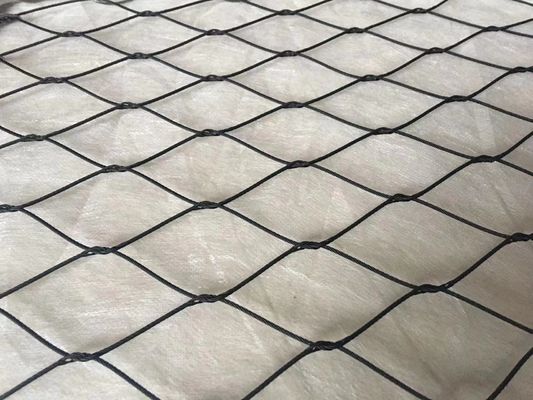 Maillage de câbles en acier inoxydable à l'oxyde noir 7 x 7