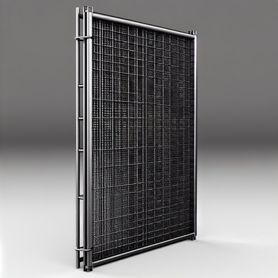Écrans de treillis métallique tissé en acier inoxydable Noir et durable pour vos solutions commerciales