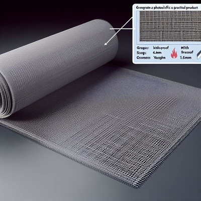 Maillage à l'épreuve du feu et à l'épreuve du couteau 1-635 pour applications de longue durée 0.6mm 0.7mm 0.8mm 0.9mm 1.0mm 1.6mm