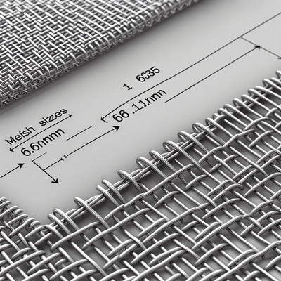 1-635 mesh de toile métallique tissée, diamètre du fil naturel : 0,6 mm, 0,7 mm, 0,8 mm, 0,9 mm, 1,0 mm, 1,6 mm