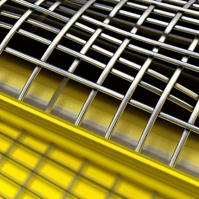 Maillage d'écran tissé en acier inoxydable durable pour le jaune, etc. Applications et performances